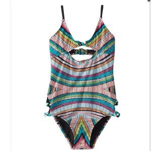 Hobie Girls Onepiece Swimsuit Multi Color